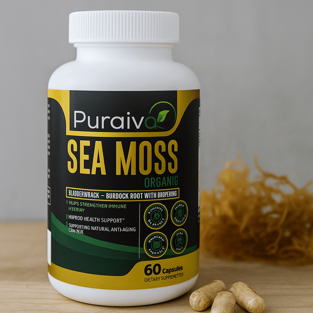 Sea Moss Organic with Bladderwrack and Bioperine®