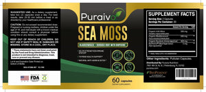 Sea Moss Organic with Bladderwrack and Bioperine®