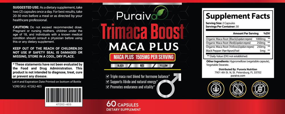 TriMaca Boost™ Maca Plus Root